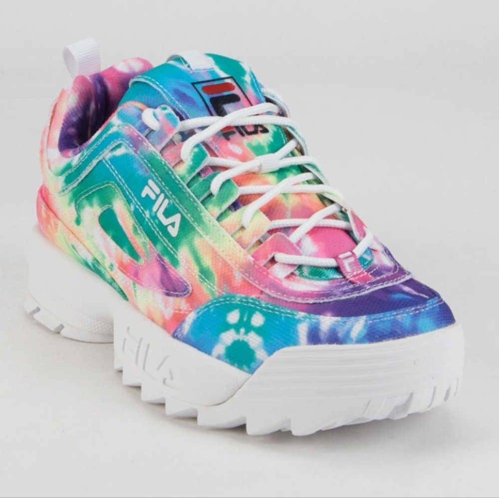 Fila Disruptor 2 Tie Dye shoes womens 7.5
